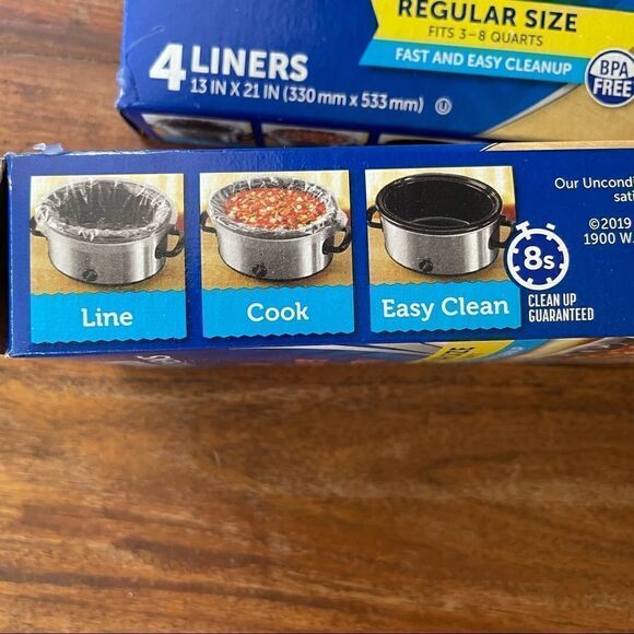 Reynolds Kitchen Slow Cooker Liners Set of 2 boxes 4 count Each, 3-8 quarts - Picture 4 of 10